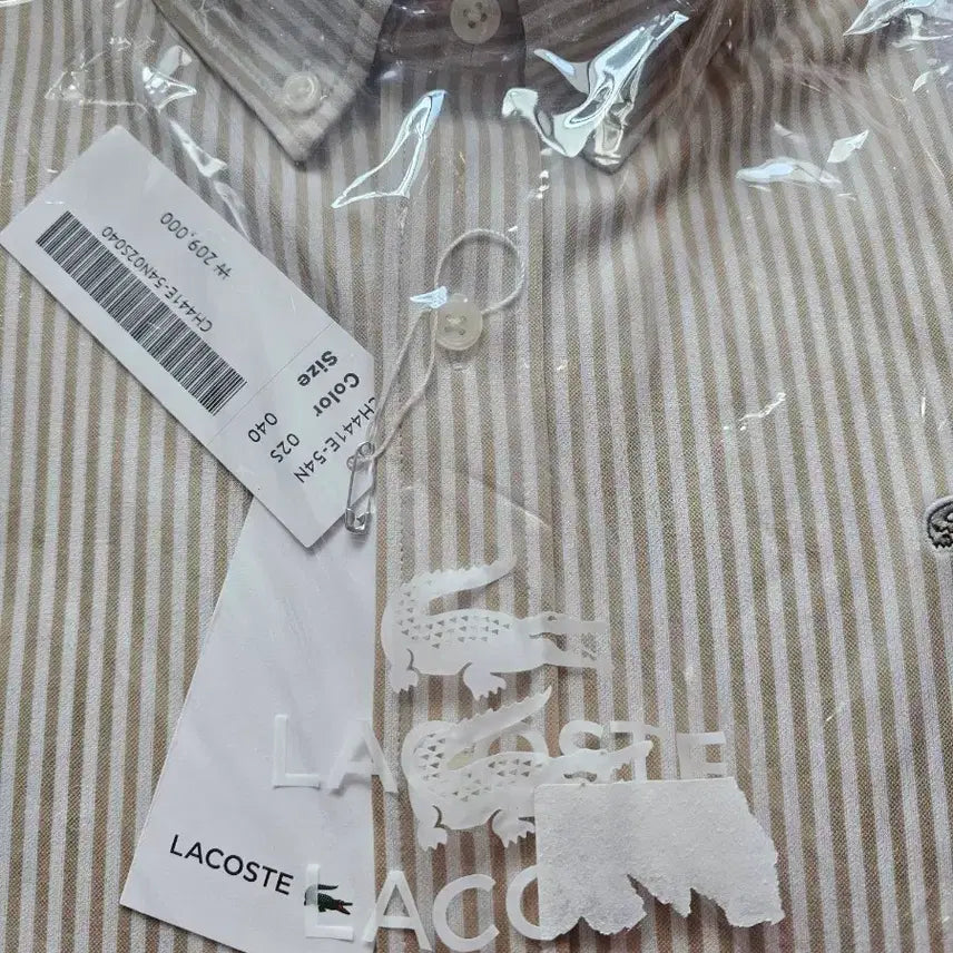 [BUNJANG] Lacoste Striped Shirt / Lacoste 라코스테 스트라이프 셔츠 새상품