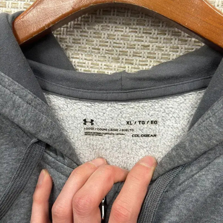 [BUNJANG] Under Armour Fleece Hoodie XL / 언더아머 약기모 후드집업 XL M14230