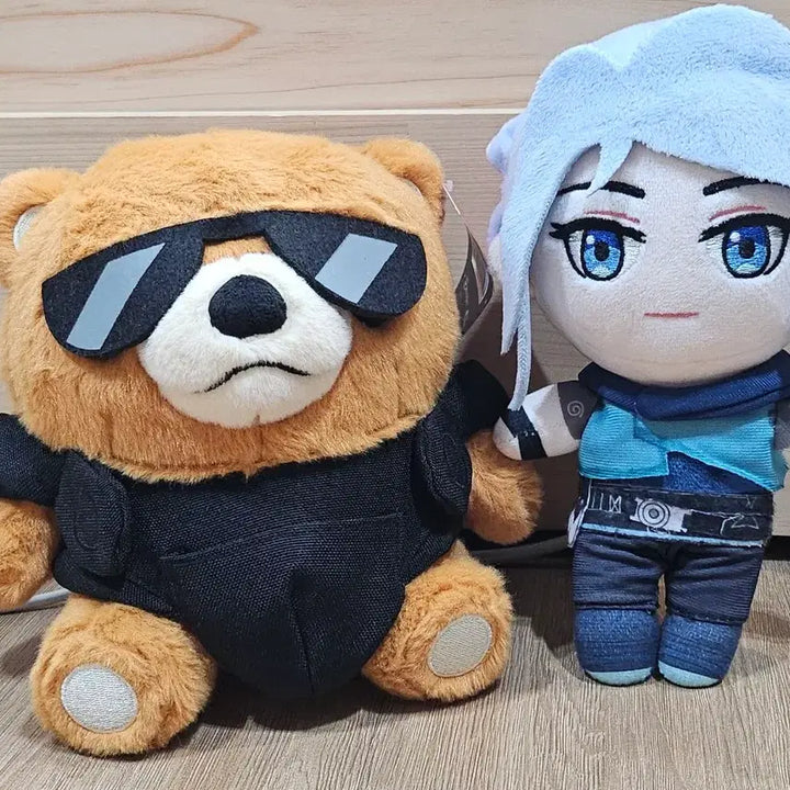 [BUNJANG] Valorant Strategist Bear &amp; Jett Doll Bundle / 일괄)발로란트 전략가 곰, 제트 인형 판매