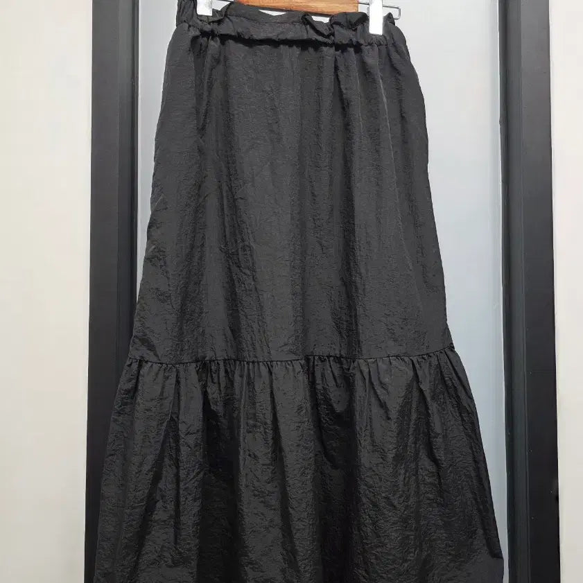 [SOLD OUT] 바스락 스트링 롱스커트