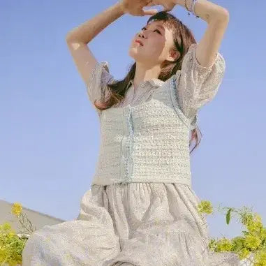 [BUNJANG] Thursday Island Floral Print Long Dress / 써스데이아일랜드 잔꽃 롱원피스