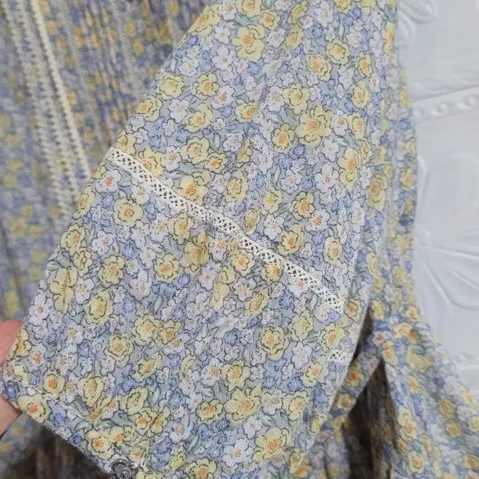 [BUNJANG] Thursday Island Floral Print Long Dress / 써스데이아일랜드 잔꽃 롱원피스