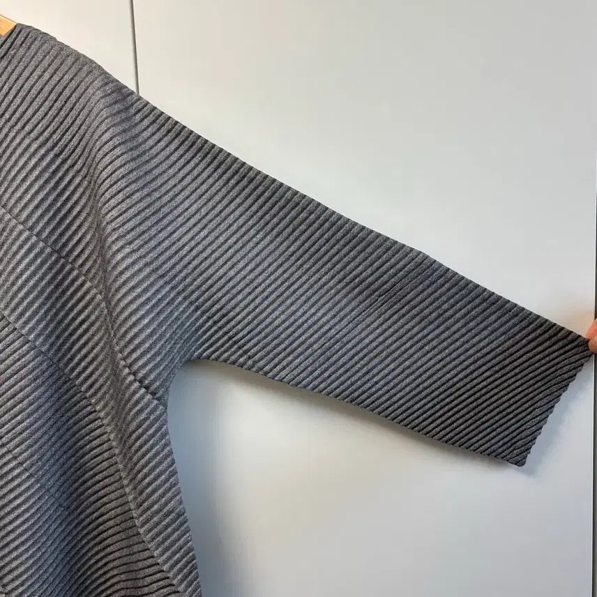 [BUNJANG] Issey Miyake Gray Asymmetrical Long Dress / 이세이미야케 그레이 언발 롱 원피스