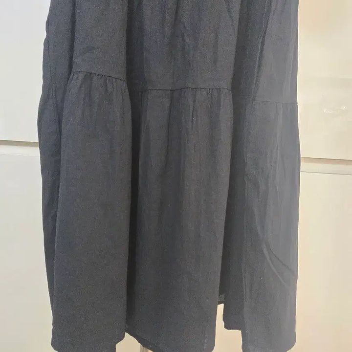 [SOLD OUT] 레이스 칼라 블랙 롱 원피스
