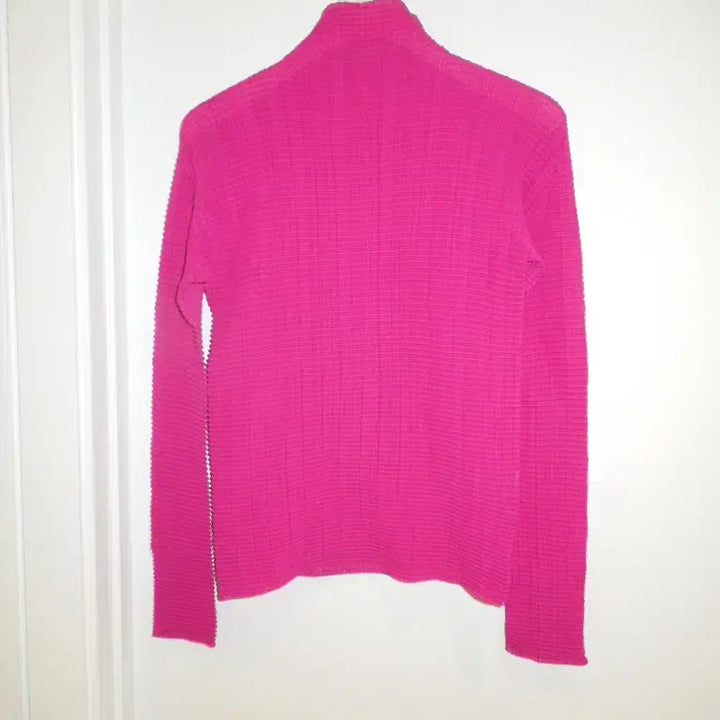 [BUNJANG] Pleats Please Issey Miyake Chiffon Turtleneck Top / 플리츠플리즈 이세이미야케  쉬폰 반목탑