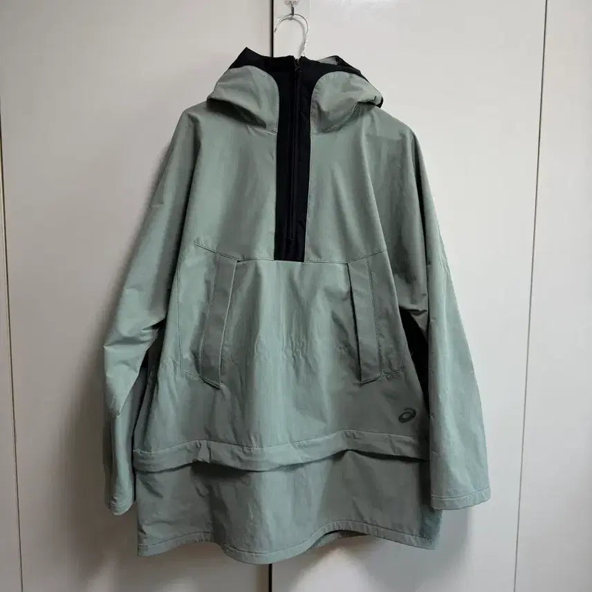 [BUNJANG] Kiko Kostadinov x Asics Anorak Jacket Mint Gray L / 키코 코스타디노브 x 아식스 아노락 민트그레이 L