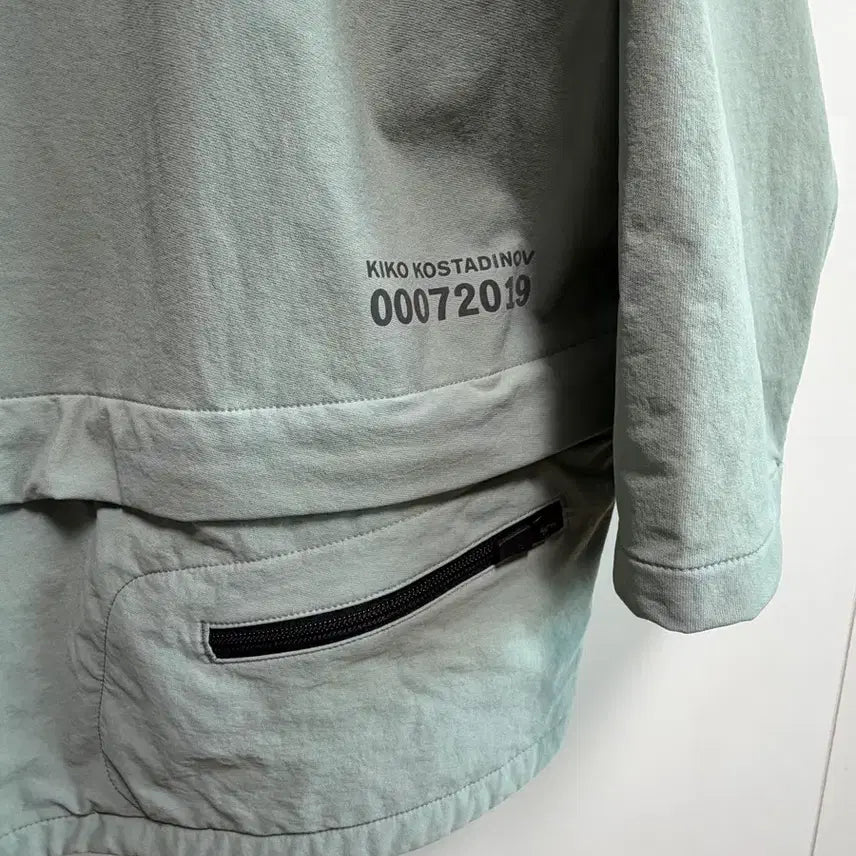[BUNJANG] Kiko Kostadinov x Asics Anorak Jacket Mint Gray L / 키코 코스타디노브 x 아식스 아노락 민트그레이 L