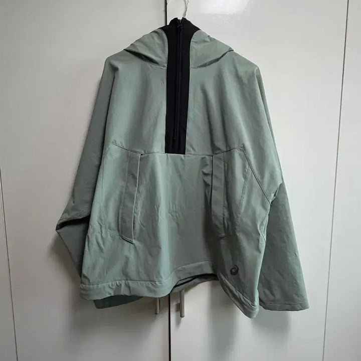 [BUNJANG] Kiko Kostadinov x Asics Anorak Jacket Mint Gray L / 키코 코스타디노브 x 아식스 아노락 민트그레이 L