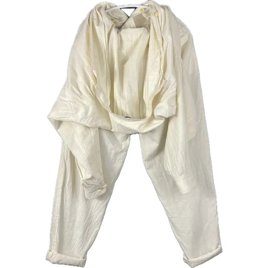[BUNJANG] Issey Miyake Men Linen Jumpsuit / [M] 이세이 미야케 맨 린넨 점프 수트