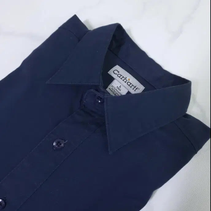 [BUNJANG] Carhartt Navy Work Shirt L / 칼하트 네이비 워크 셔츠 L (100~105)