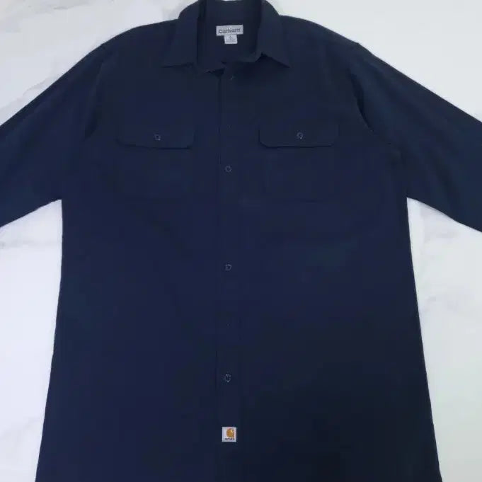 [BUNJANG] Carhartt Navy Work Shirt L / 칼하트 네이비 워크 셔츠 L (100~105)