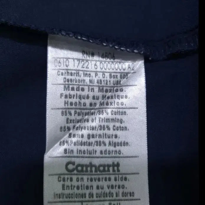 [BUNJANG] Carhartt Navy Work Shirt L / 칼하트 네이비 워크 셔츠 L (100~105)