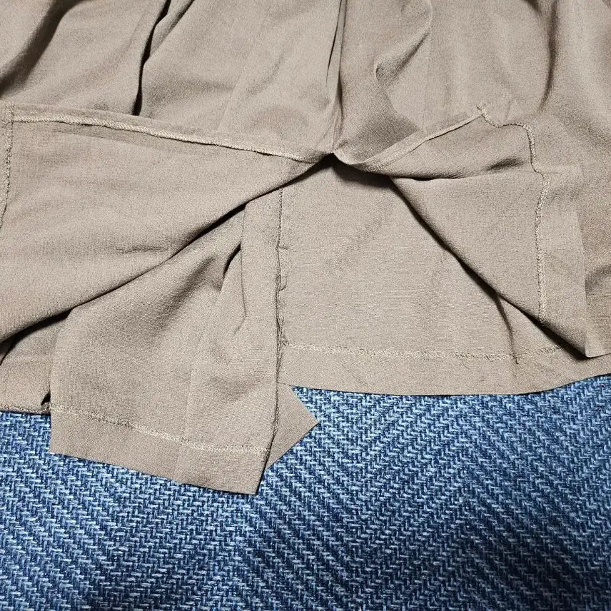 [BUNJANG] SYSTEM Hanseom Pleated Skirt with Belt / 시스템 한섬 플리츠 스커트 벨트 스타일