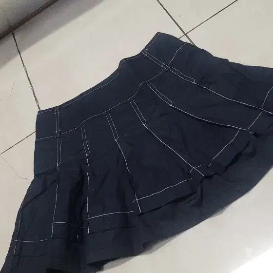 [BUNJANG] Burberry Black Label Pleated Skirt &amp; Long Sleeve Shirt / 버버리 블랙라벨 주름스커트 36/ 버버리 긴팔 77