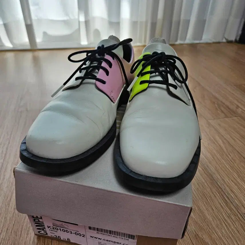 [BUNJANG] Camper Twins Leather Flats 230mm / 캠퍼 twins 단화 230mm