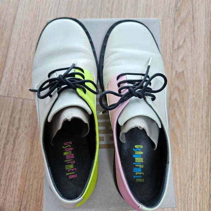 [BUNJANG] Camper Twins Leather Flats 230mm / 캠퍼 twins 단화 230mm