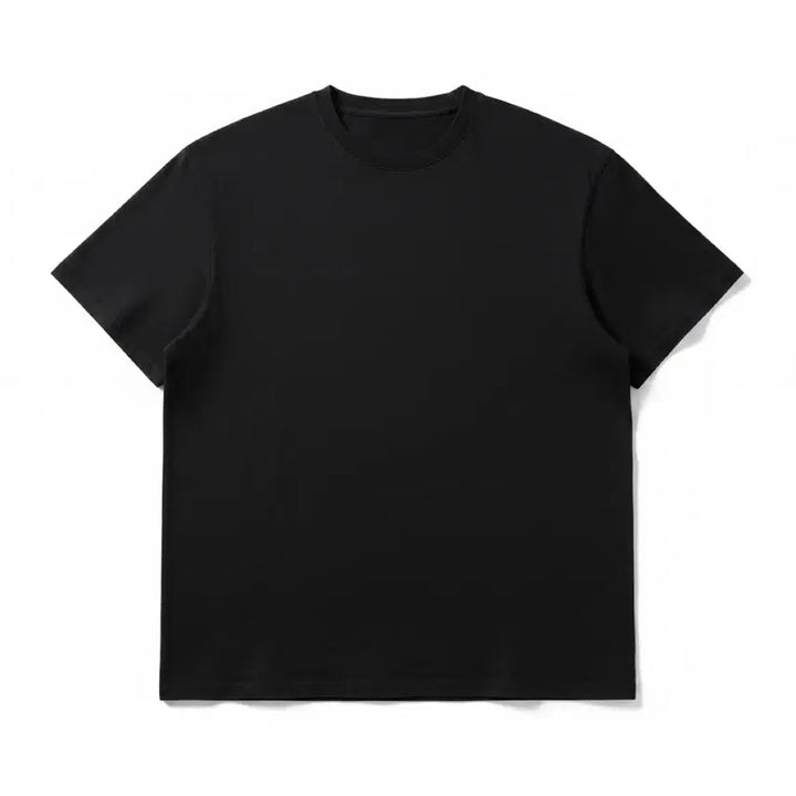 [BUNJANG] Coore Basic Short Sleeve T-shirt (Black, L) / 쿠어 기본 반팔티 블랙 L
