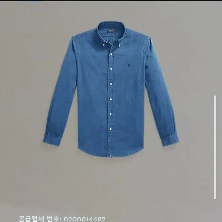 [BUNJANG] Polo Ralph Lauren Indigo Seersucker Shirt - Large / [25SS] 폴로 랄프로렌 인디고 시어서커 셔츠 라지