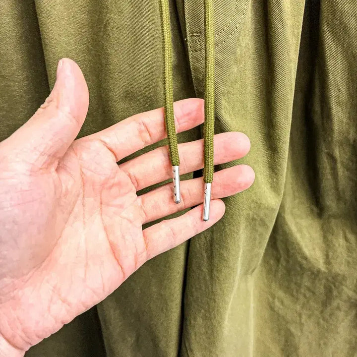 [BUNJANG] AF557 Khaki Strap Cargo Bermuda Pants / [새상품] 스트랩 카고 버뮤다 팬츠 (FREE) AF557 카키