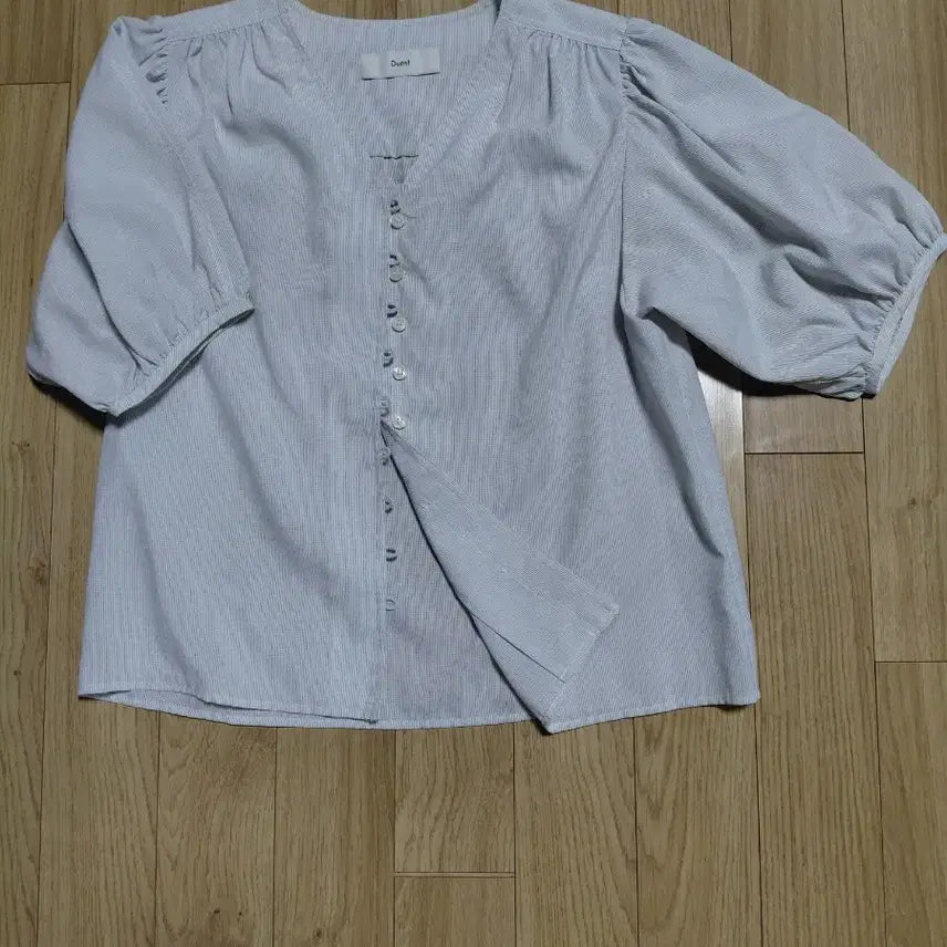 [BUNJANG] Dunst Stripe Puff Blouse - M / Dunst 스트라이프 퍼프 블라우스M