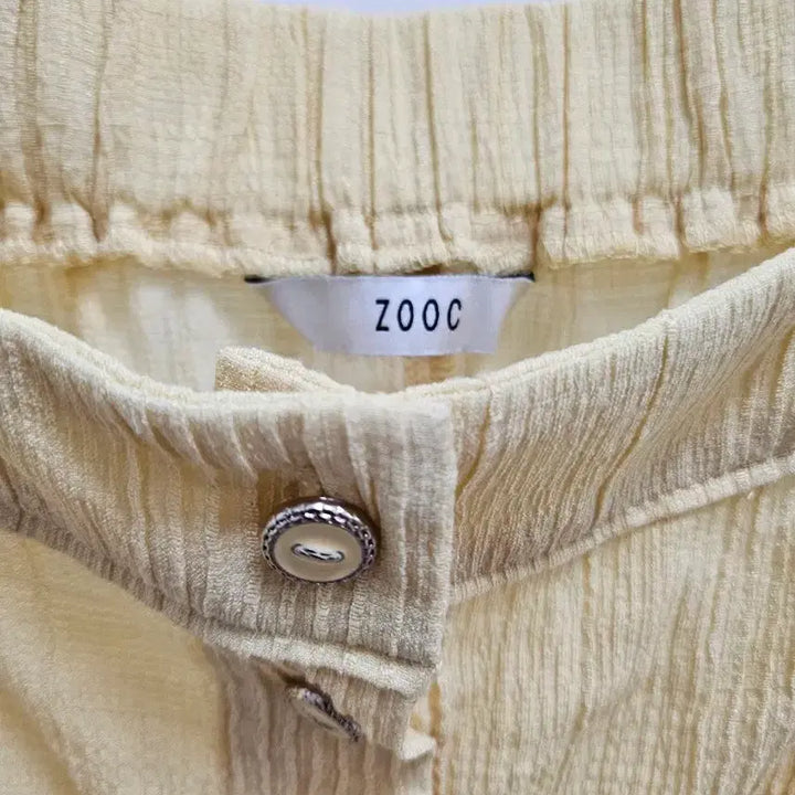 [SOLD OUT] ZOOC 쥬크 옐로우 블라우스 퍼프 반팔