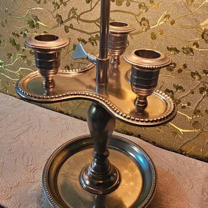 [BUNJANG] French Empire Vintage Table Lamp / 1900년대 프랑스제국 빈티지엔틱골동품/2구 탁상용스탠드/촛대3구