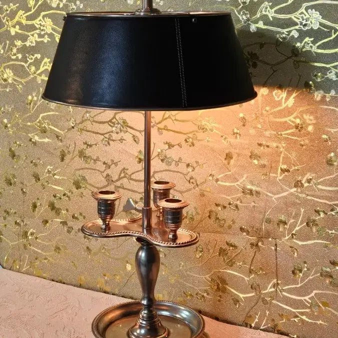 [BUNJANG] French Empire Vintage Table Lamp / 1900년대 프랑스제국 빈티지엔틱골동품/2구 탁상용스탠드/촛대3구