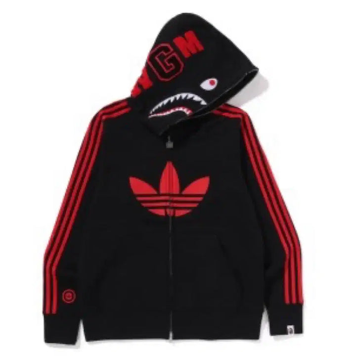 [SOLD OUT] 아디다스 x 베이프 콜라보 후드집업 xxl