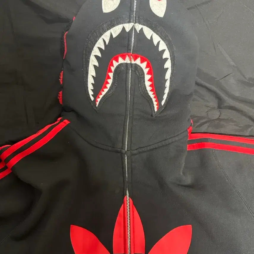 [SOLD OUT] 아디다스 x 베이프 콜라보 후드집업 xxl