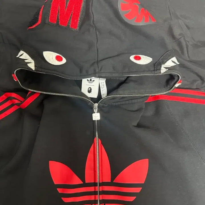 [SOLD OUT] 아디다스 x 베이프 콜라보 후드집업 xxl