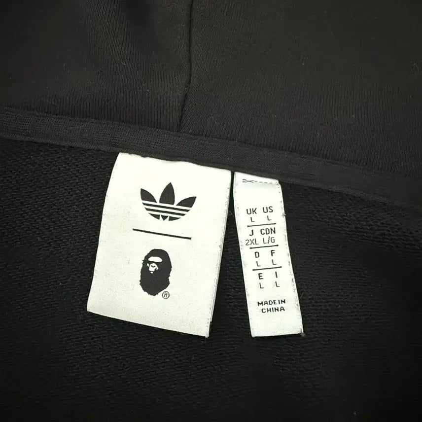 [SOLD OUT] 아디다스 x 베이프 콜라보 후드집업 xxl