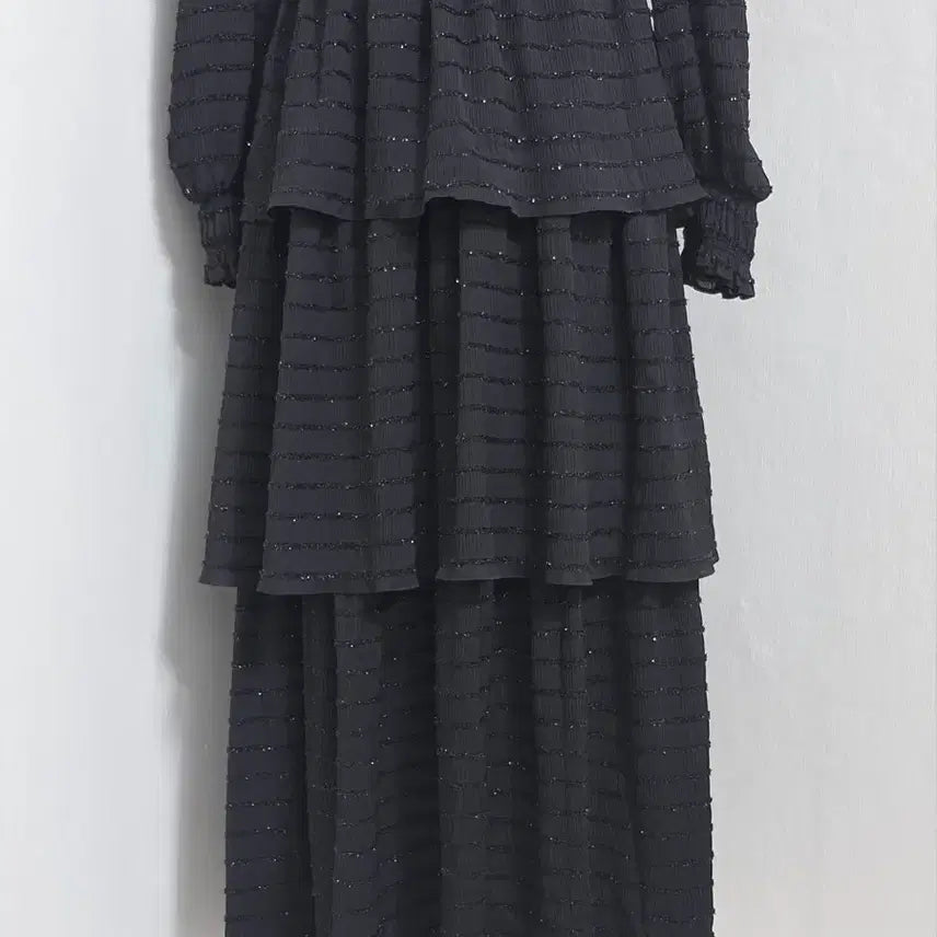 [BUNJANG] Maje Lace Chiffon Long Dress / 마쥬 레이스 쉬폰 롱 원피스