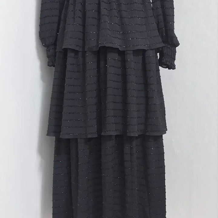 [BUNJANG] Maje Lace Chiffon Long Dress / 마쥬 레이스 쉬폰 롱 원피스