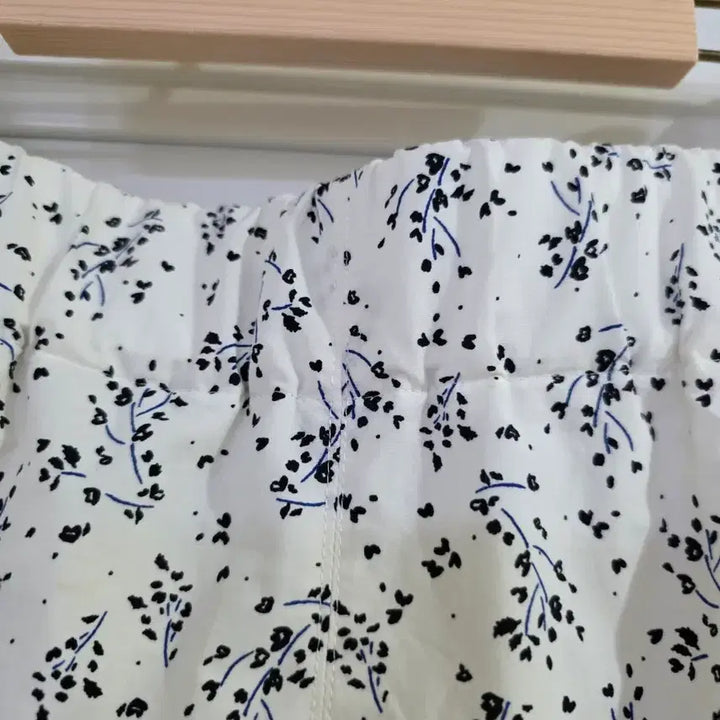 [BUNJANG] Spring Summer Floral Print Long Skirt / 봄  여름  고급스런  안감있는 밴딩 바스락 면 롱스커트  허리29까지