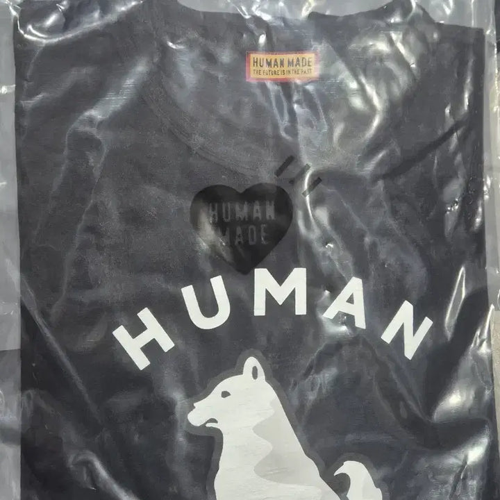 [BUNJANG] Human Made Black Puppy Print T-shirt / 특가*휴먼메이드 블랙 강아지 반팔 티셔츠 미개봉 새상품
