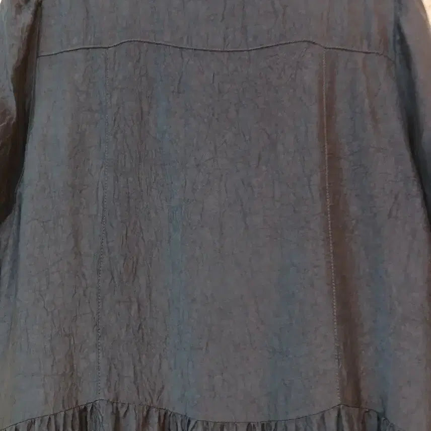 [BUNJANG] Anziek Navy Long Shirt Dress / 안지크  네이비 셔츠형 롱 원피스66