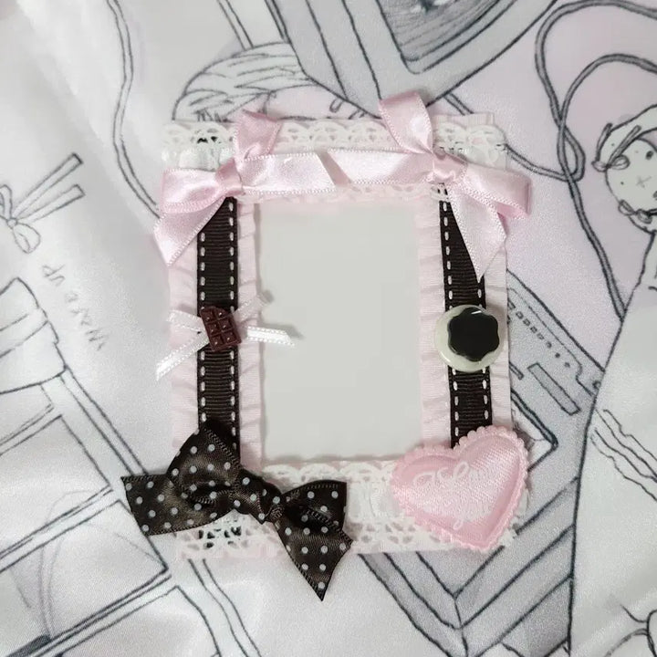 [BUNJANG] ChocoMade Lace Top-loading Photocard Holder Deco / 초코메이드 레이스탑꾸 포카홀더 데코덴탑꾸