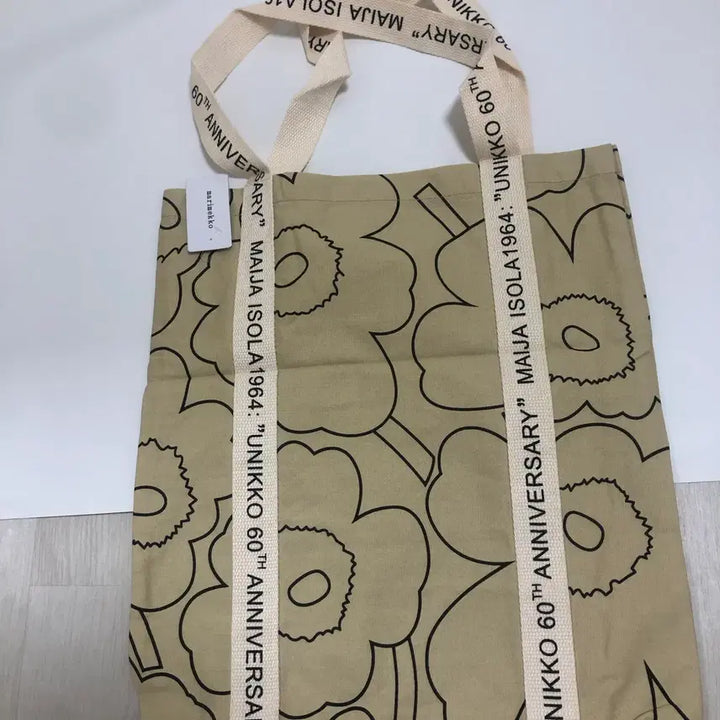 [BUNJANG] Marimekko Unikko 60th Anniversary Tote Bag / 마리메꼬 우니꼬 토트백가방