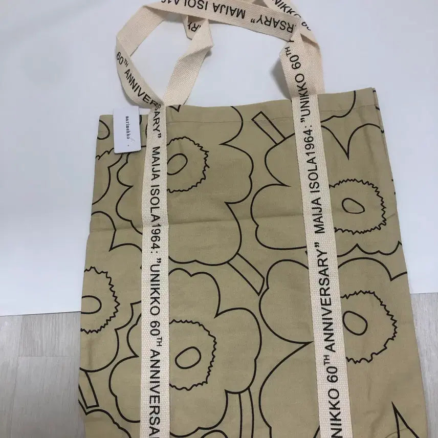 [BUNJANG] Marimekko Unikko 60th Anniversary Tote Bag / 마리메꼬 우니꼬 토트백가방