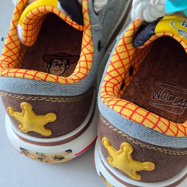 [BUNJANG] Old Order Toy Story Woody Denim Sneakers / 올드오더 토이스토리 우디 데님 스니커즈 운동화