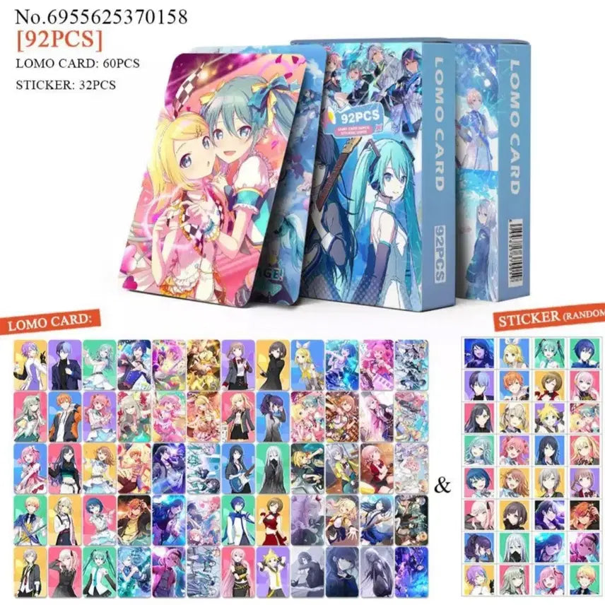 [BUNJANG] Hatsune Miku Photocard and Sticker Bundle / 하츠네 미쿠 포토카드 60장 스티커 32장