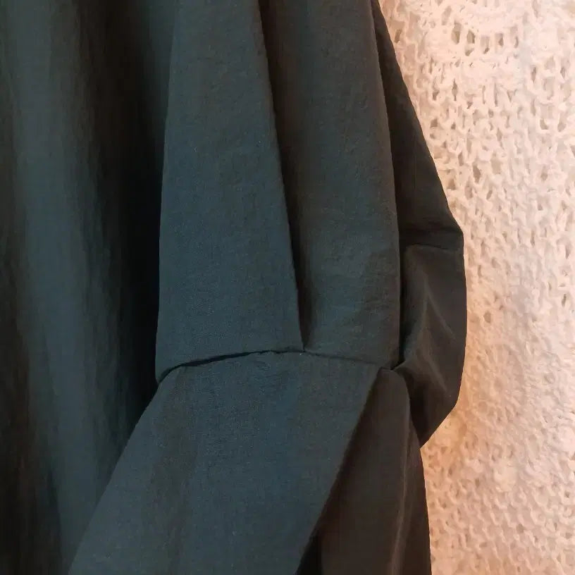 [BUNJANG] Unbranded V-Neck Short Sleeve Long Dress Green M / 카라넥 반팔 롱 원피스 그린 M (55.66)