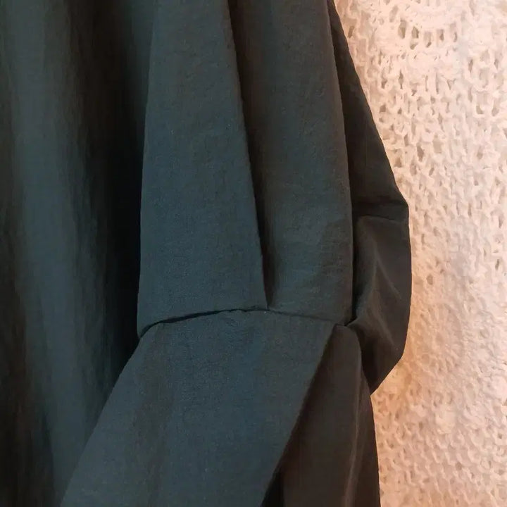 [BUNJANG] Unbranded V-Neck Short Sleeve Long Dress Green M / 카라넥 반팔 롱 원피스 그린 M (55.66)