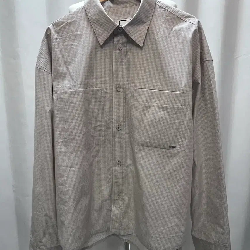 [BUNJANG] Solid Homme Check Shirt / 네고사절25년우영미 솔리드옴므 체크 셔츠 52(110) 택있음