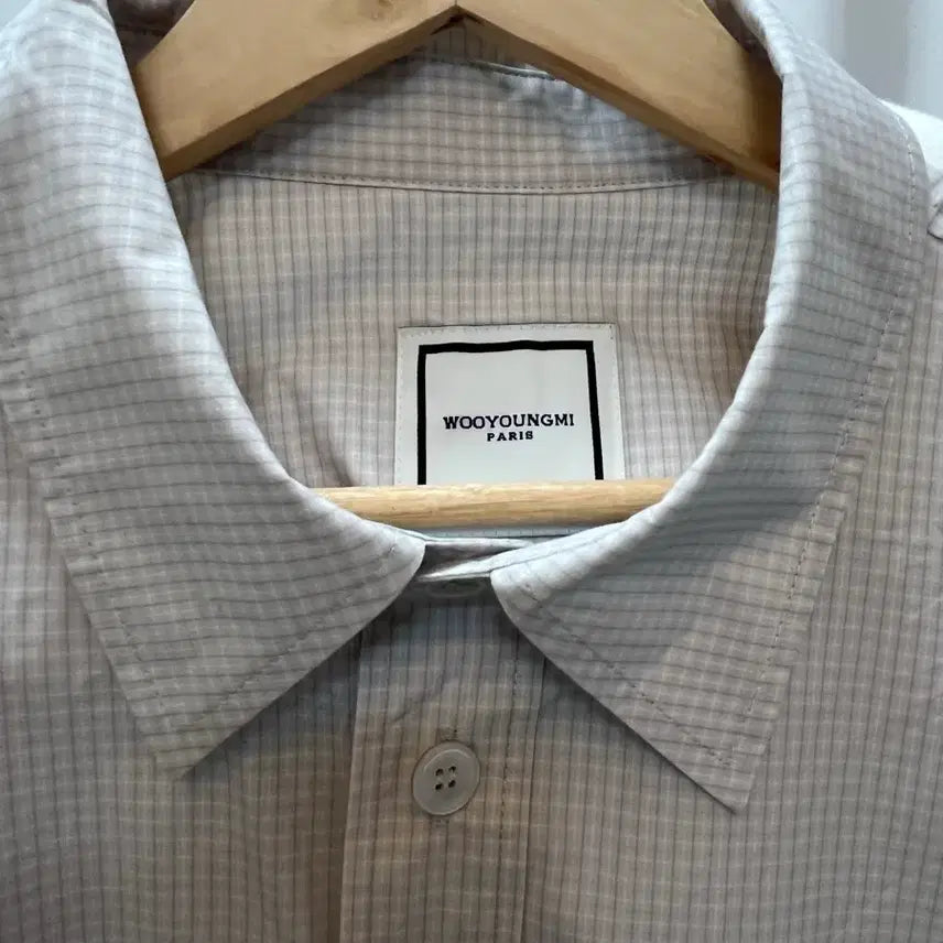 [BUNJANG] Solid Homme Check Shirt / 네고사절25년우영미 솔리드옴므 체크 셔츠 52(110) 택있음
