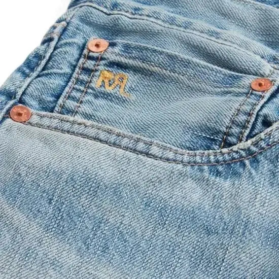 [BUNJANG] Double RL (RRL) High Slim Fit Rotten Selvedge Denim Jeans (Size 33) / (2달착용) 더블알엘 RRL 하이 슬림핏 로튼 셀비지 데님 진 33