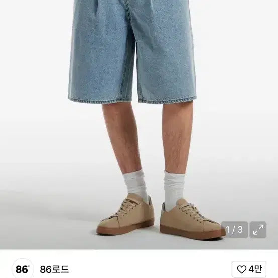 [BUNJANG] 86Road Denim Bermuda Shorts / 86로드 데님 버뮤다 반바지