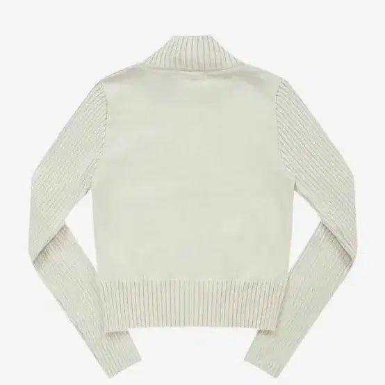 [BUNJANG] AZON Knit Zip-Up Beige / 애즈온 니트 집업