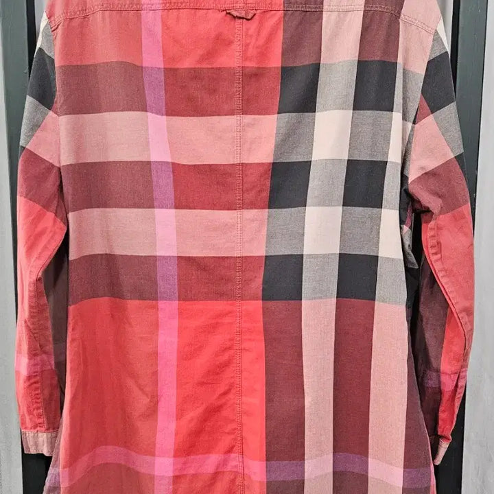 [BUNJANG] Burberry Brit Nova Check Ruffle Shirt M / (정품)버버리 브릿 노바 체크 러플 셔츠 M