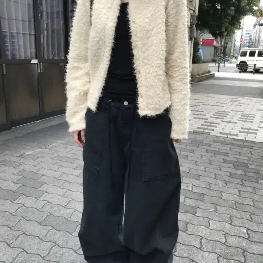 [BUNJANG] Winter Boucle Cardigan / 윈터 부클 가디건